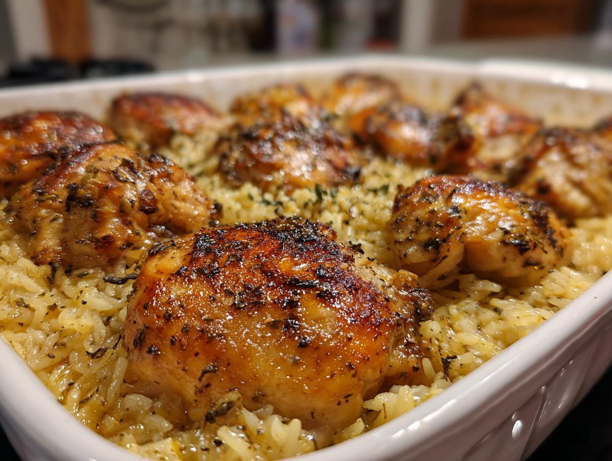 No Peek Chicken Casserole