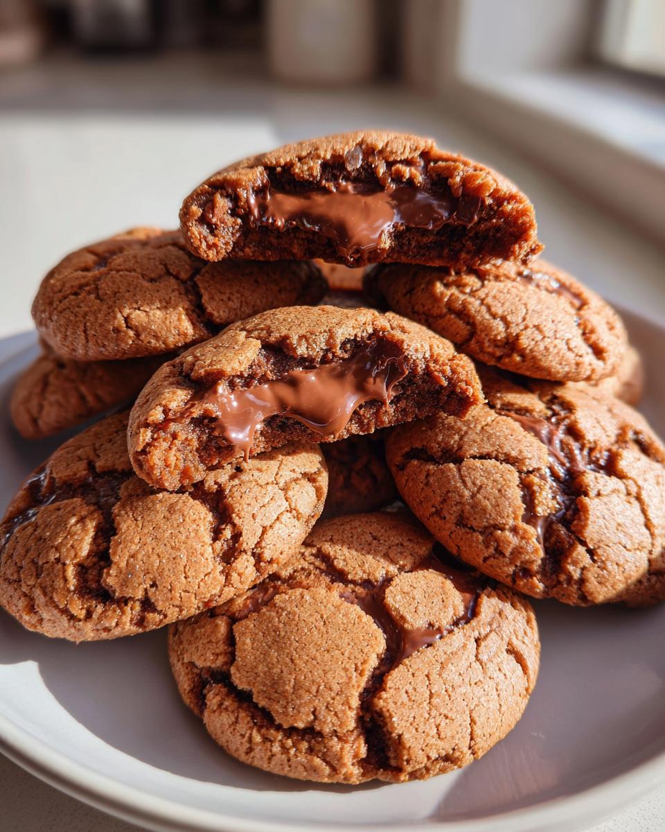 Nutella Stuffed Cookies - detail 2