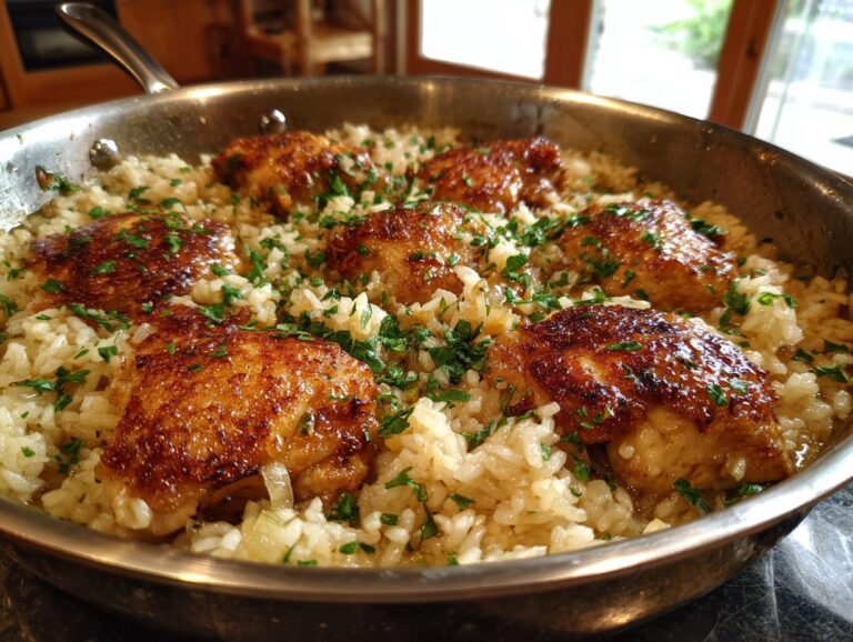 One-Pan Chicken and Rice Bake