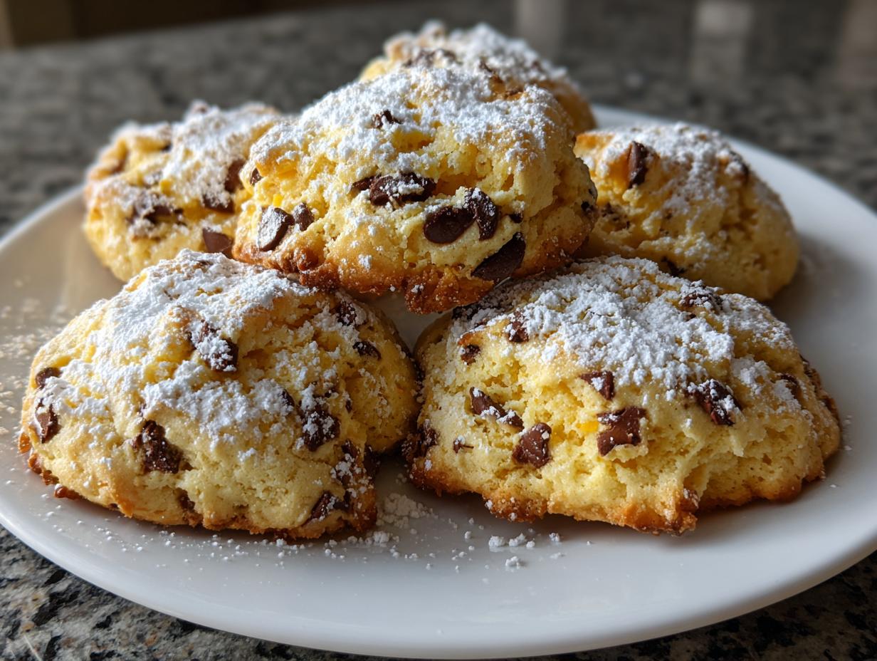 Orange Chocolate Chip Ricotta Cookies Recipe