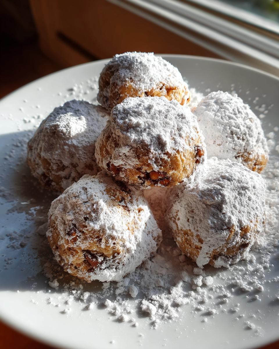Pecan Snowball Cookies - detail 1