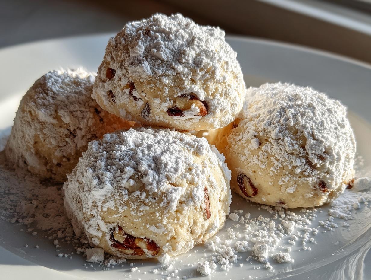 Pecan Snowball Cookies