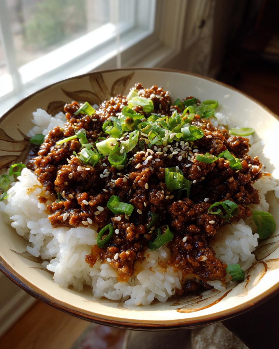 Quick Korean Beef and Rice - detail 2
