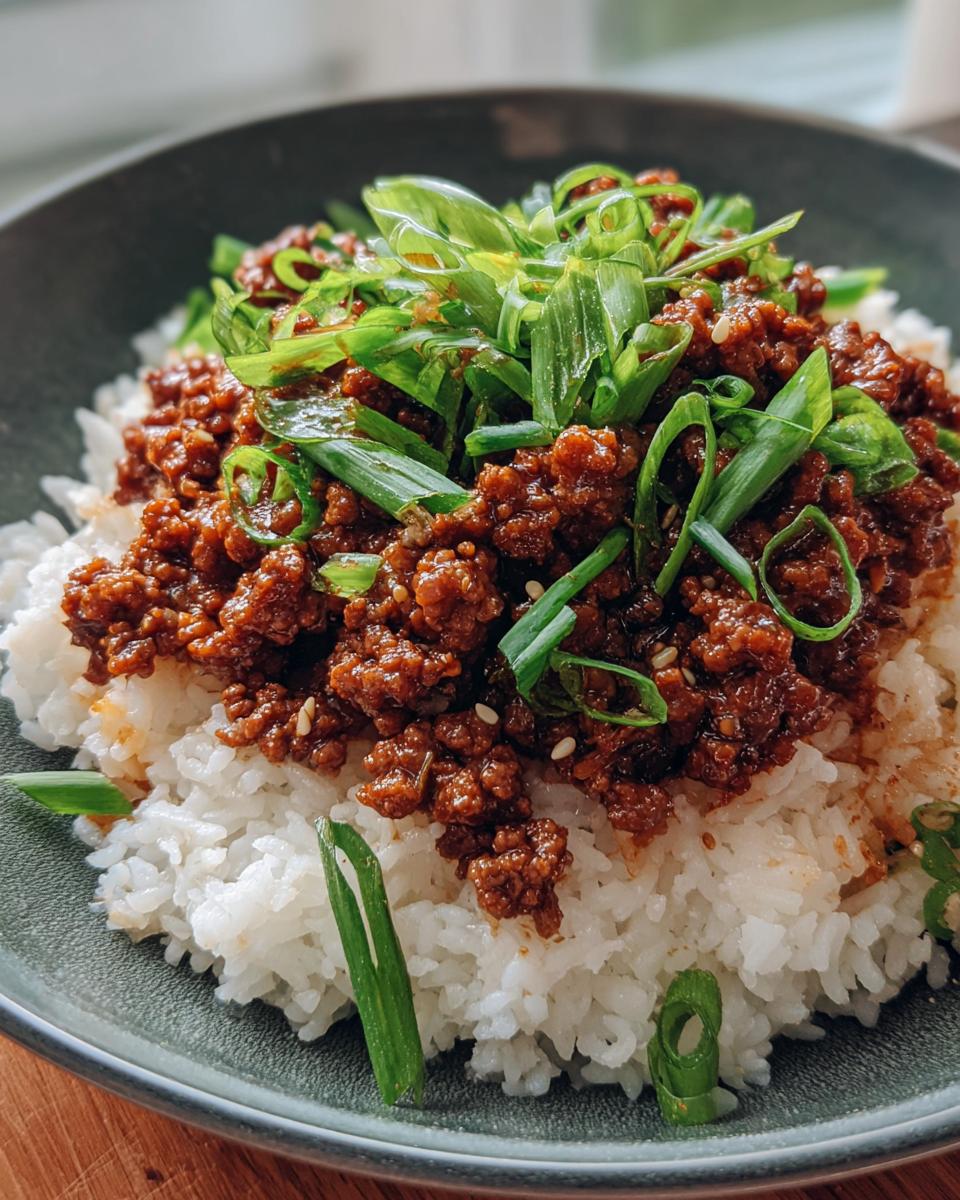 Quick Korean Beef and Rice - detail 3