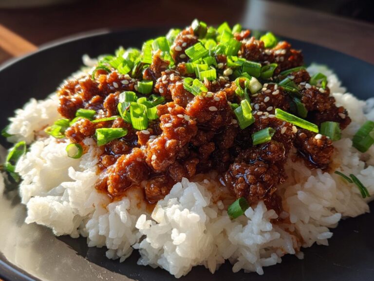 Quick Korean Beef and Rice