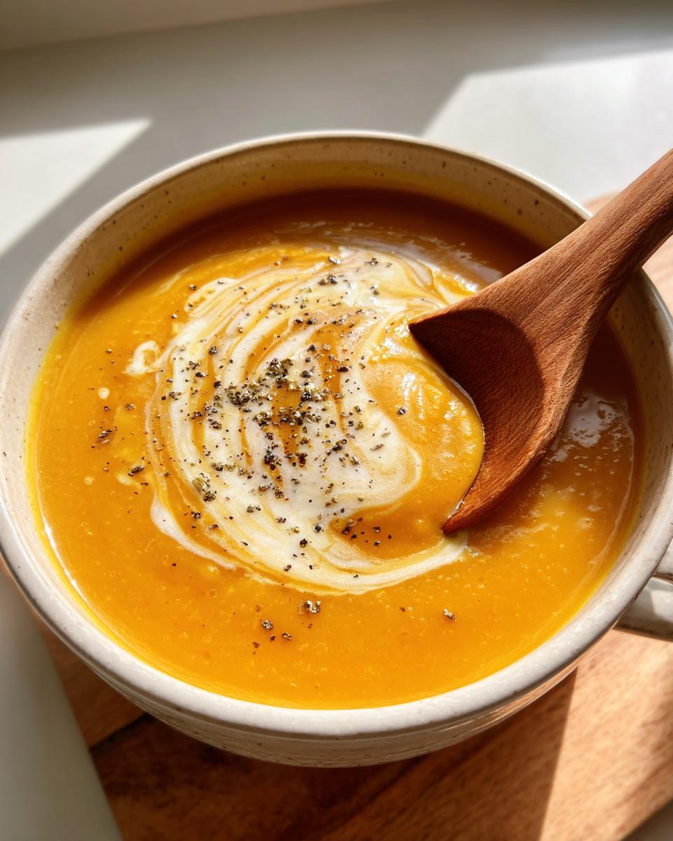 Roasted Butternut Squash Soup - detail 1