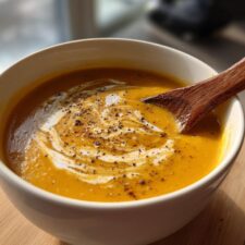 Creamy Roasted Butternut Squash Soup in 45 Minutes Flat