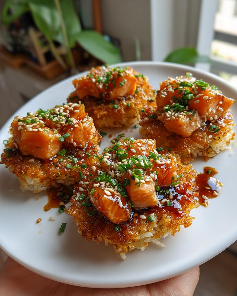 Salmon Crispy Rice - detail 2