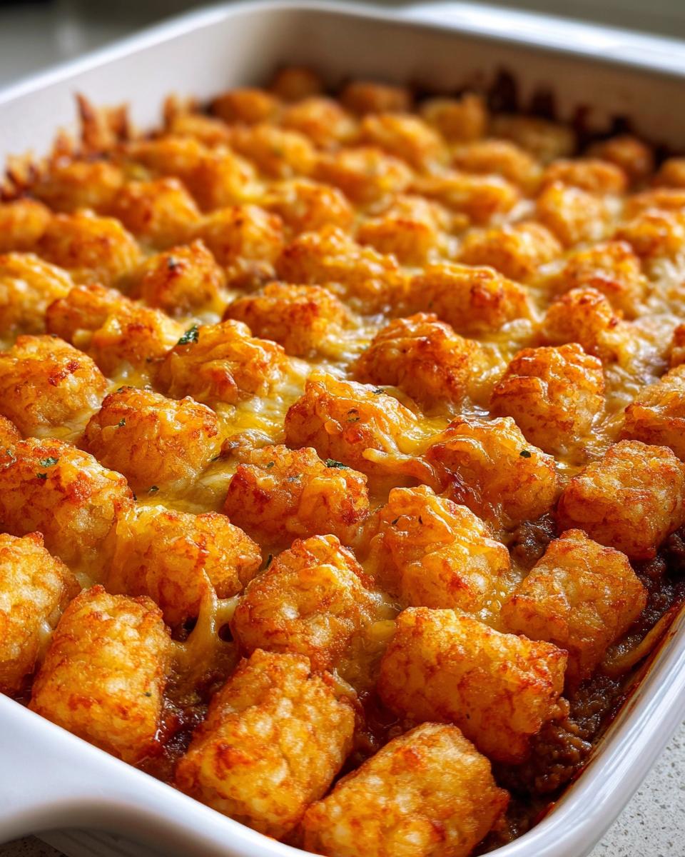 Simple and Delicious Tater Tot Casserole Recipe - detail 1
