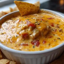 Creamy 3-Ingredient Slow Cooker Queso Dip Perfection