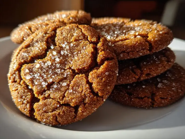 chewy ginger molasss cookies