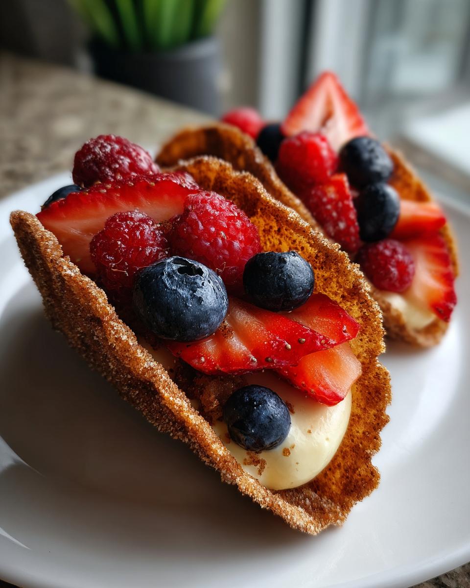 Berrylicious Cheesecake Tacos - detail 2