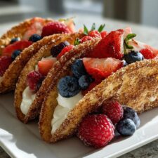 Berrylicious Cheesecake Tacos in Just 25 Minutes - Heavenly Treat