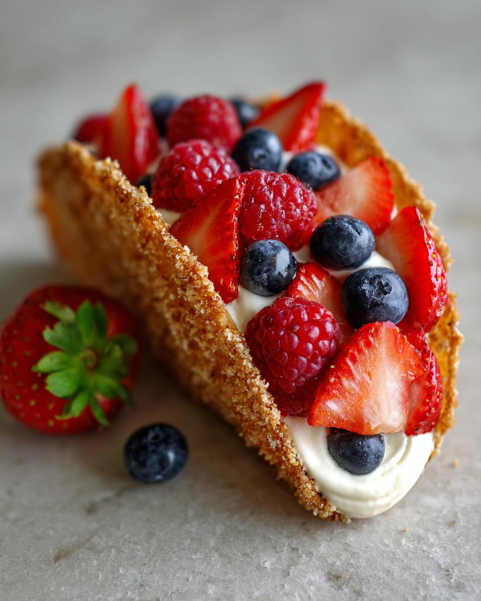 Berrylicious Cheesecake Tacos - detail 3