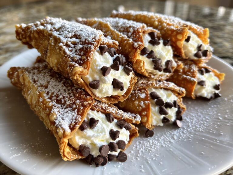 Classic Cannoli Squares