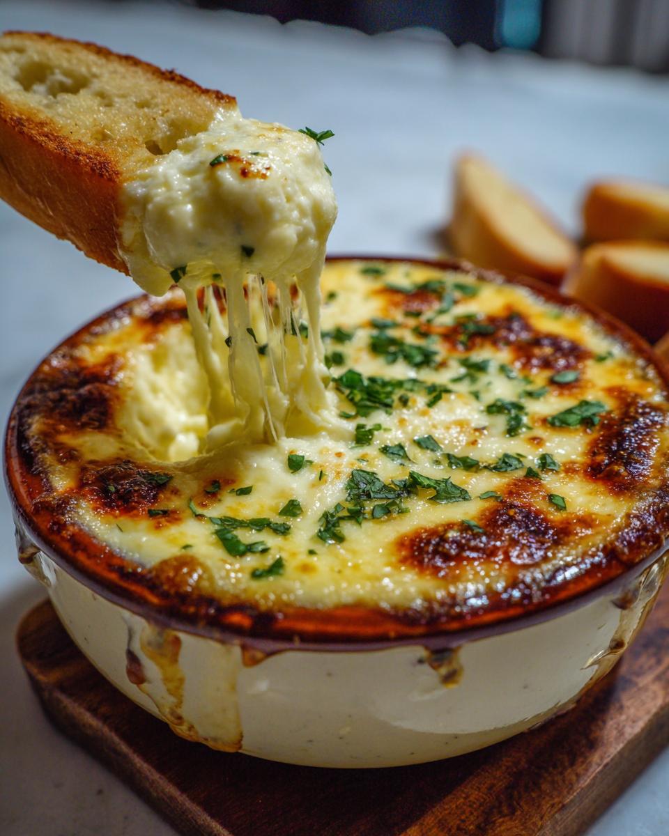 Copycat Olive Garden Smoked Mozzarella Fonduta - detail 1