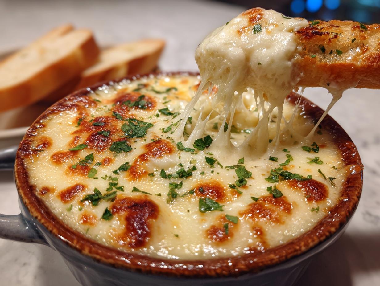 Copycat Olive Garden Smoked Mozzarella Fonduta