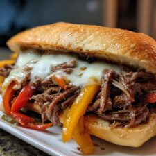 Tender 3-Hour Crockpot Italian Beef Sandwiches Bliss