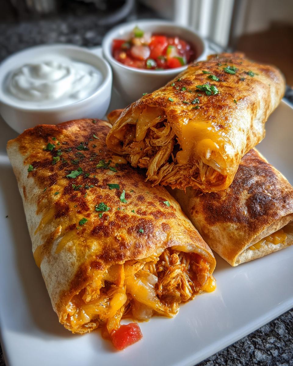 Delicious Chicken Chimichangas - detail 1