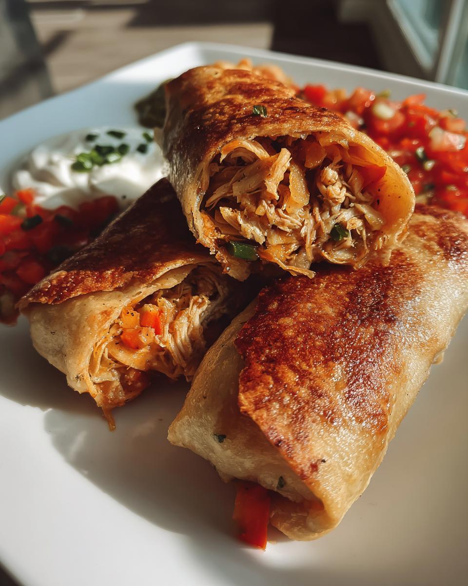 Delicious Chicken Chimichangas - detail 3