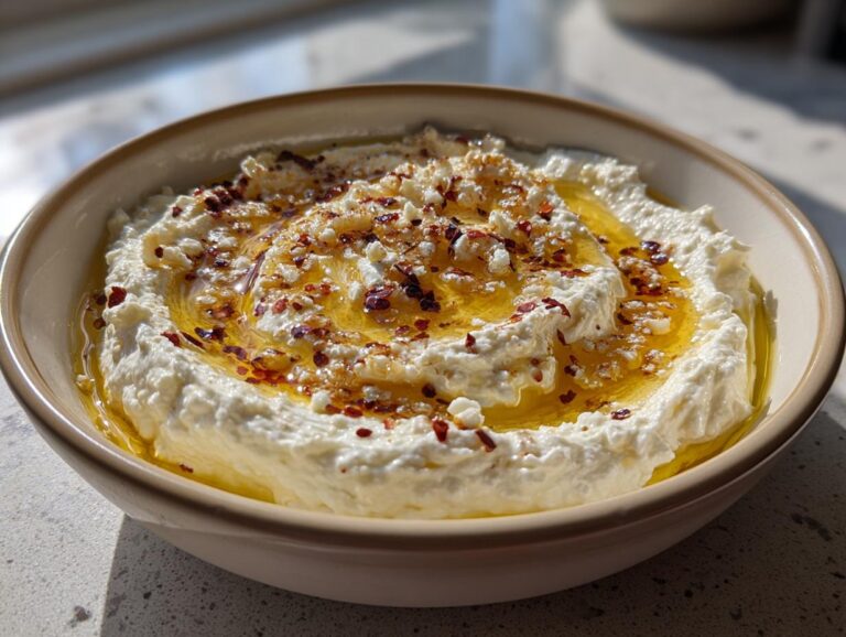 Delicious Ricotta Dip with Hot Honey