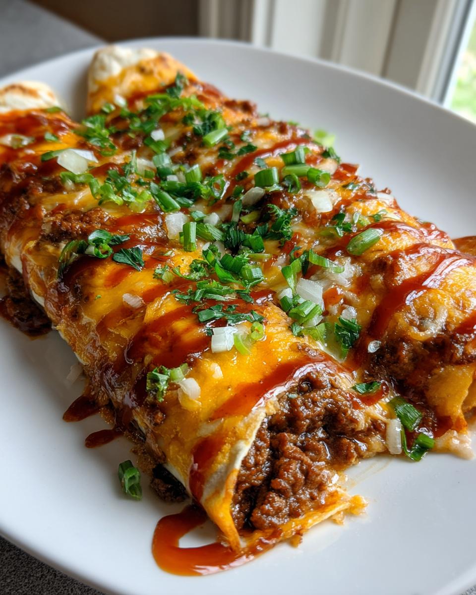 Easy Ground Beef Enchiladas - detail 2