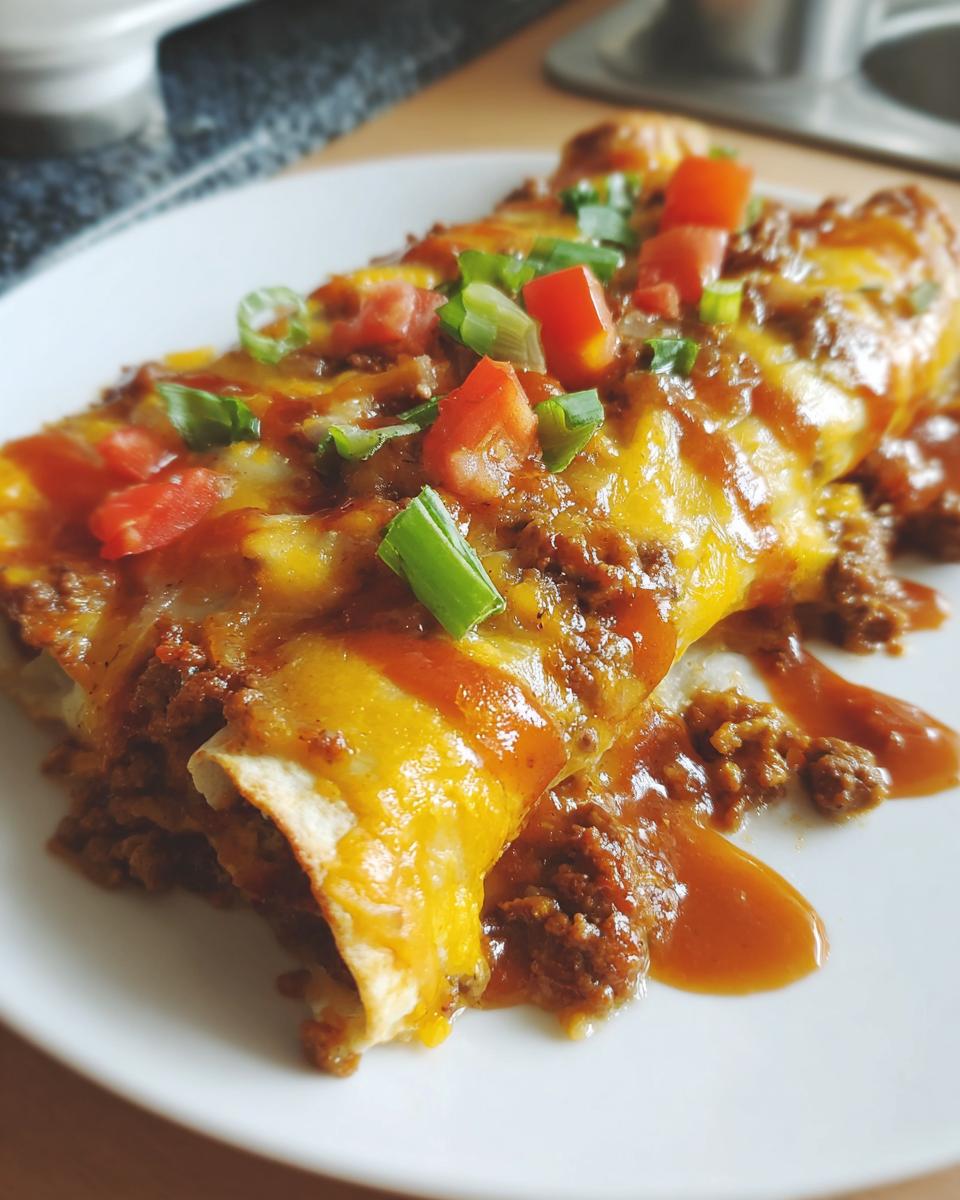 Easy Ground Beef Enchiladas - detail 3