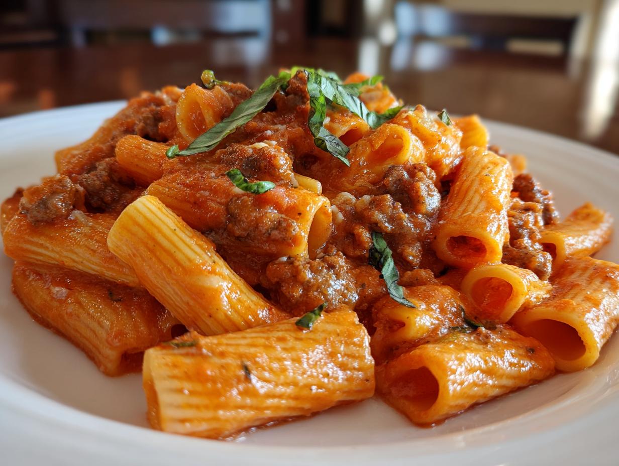 Have You Tried This Creamy Italian Sausage Rigatoni Recipe?