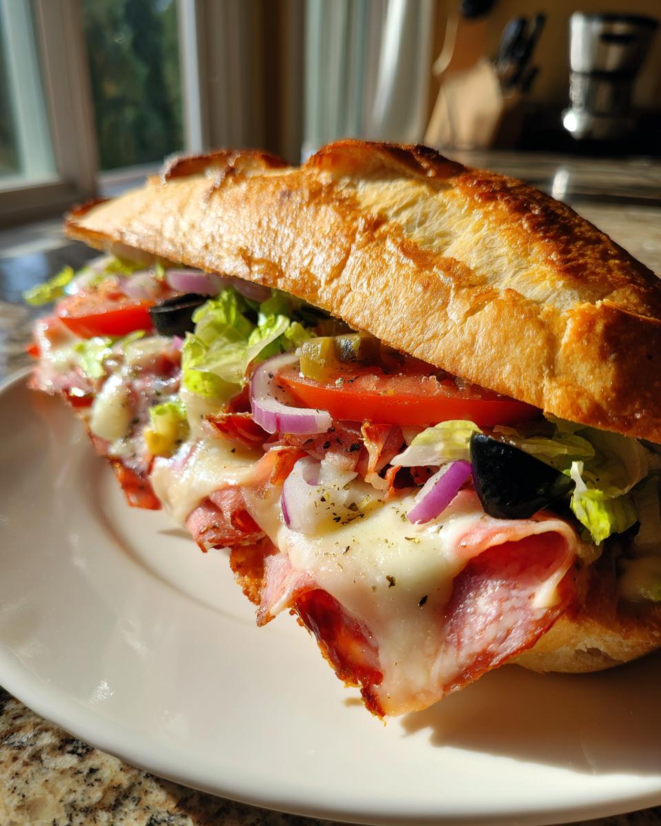 Irresistible Baked Italian Sub Sandwiches Recipe - detail 2