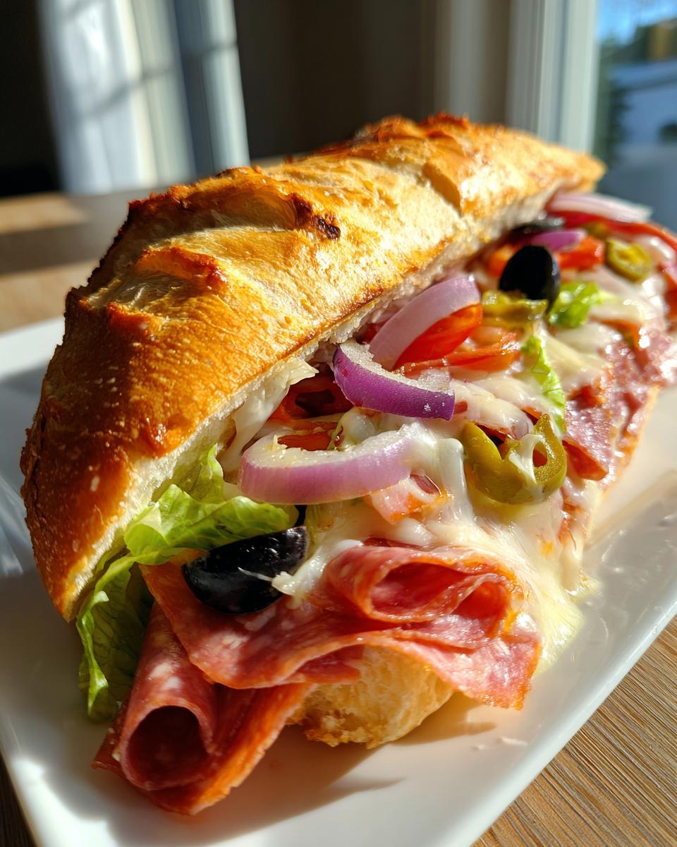 Irresistible Baked Italian Sub Sandwiches Recipe - detail 3