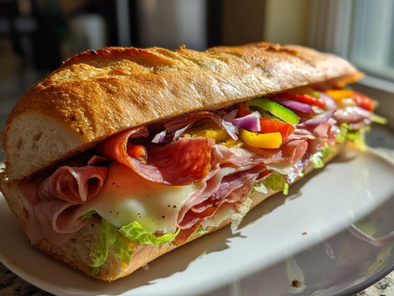 Irresistible Baked Italian Sub Sandwiches Recipe
