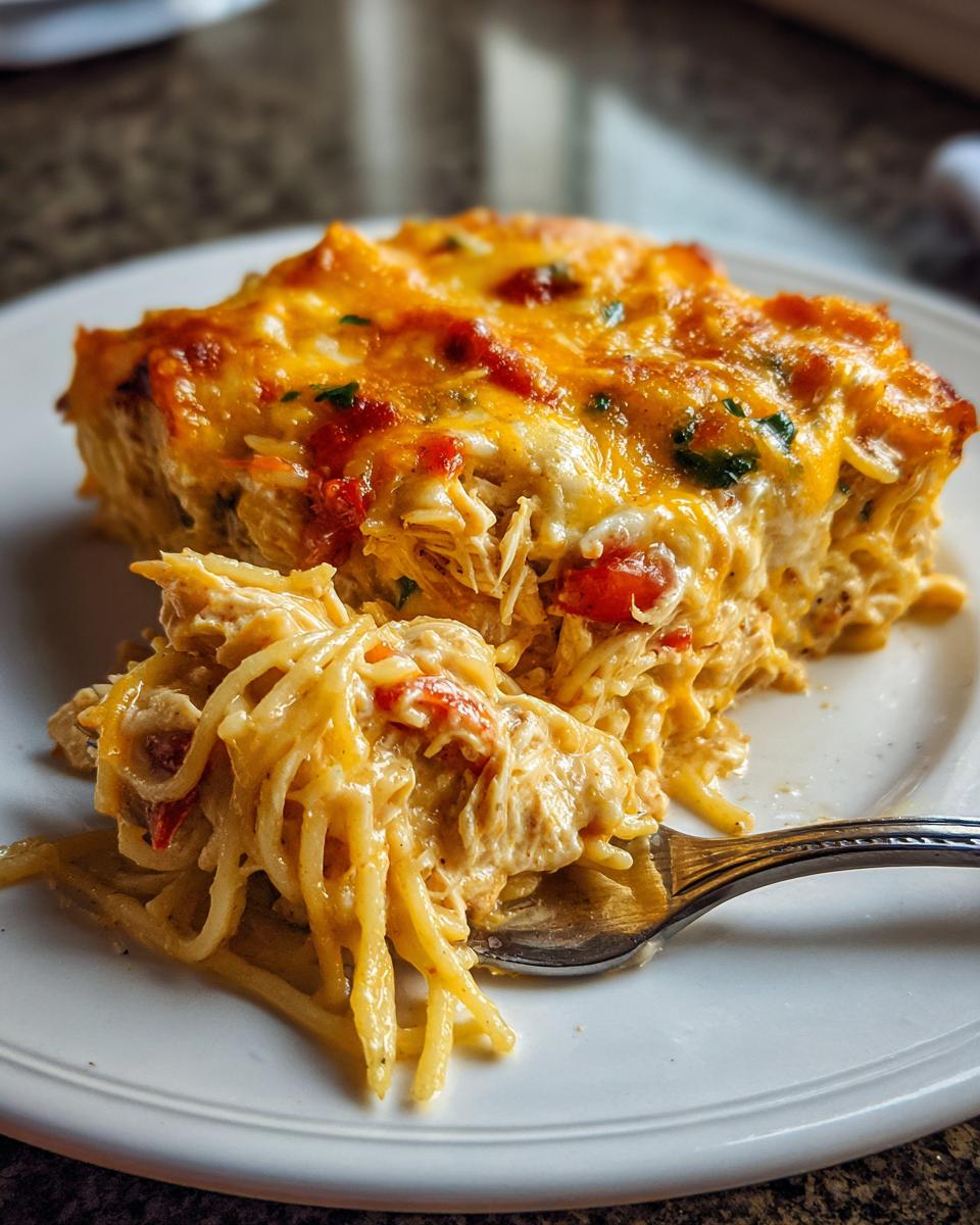 Irresistible Spicy Southern Chicken Spaghetti Casserole - detail 1