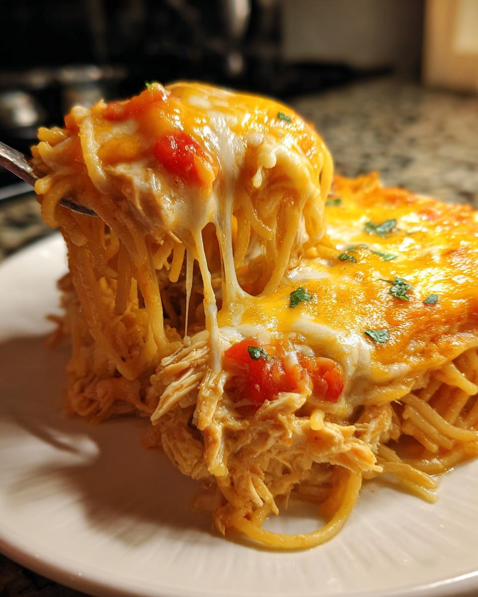 Irresistible Spicy Southern Chicken Spaghetti Casserole - detail 3