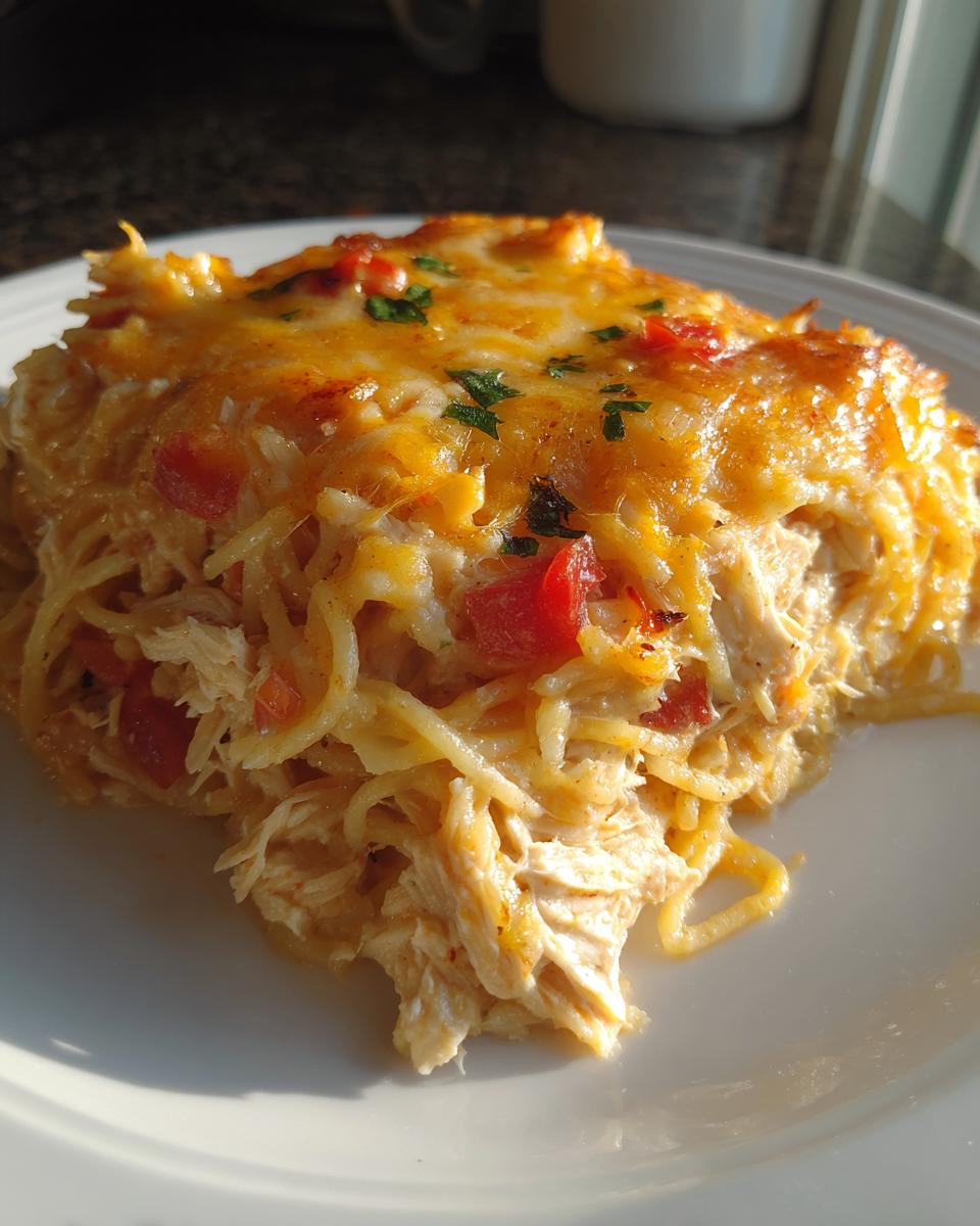 Irresistible Spicy Southern Chicken Spaghetti Casserole - detail 4