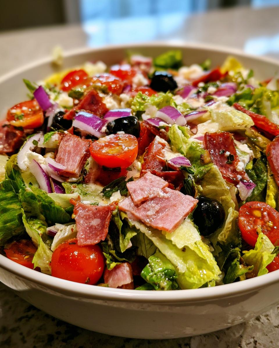 Italian Grinder Salad (Chopped Sub Salad) - detail 2