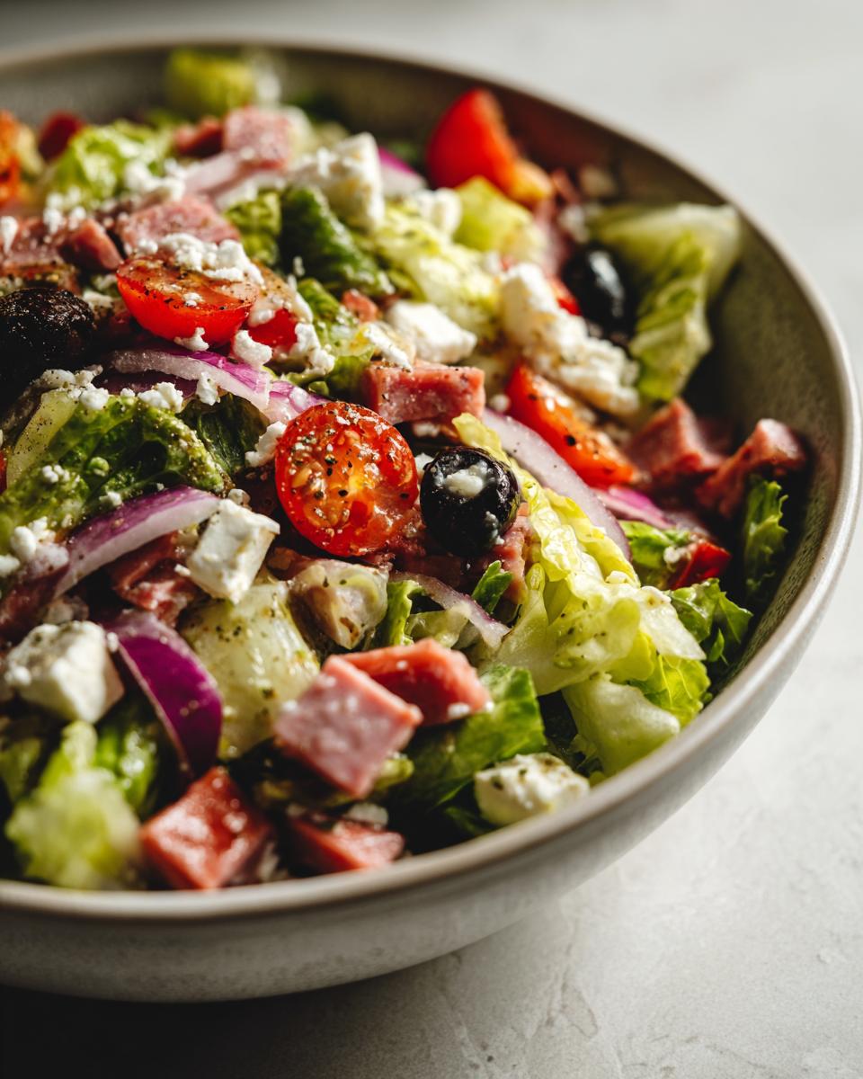 Italian Grinder Salad (Chopped Sub Salad) - detail 3