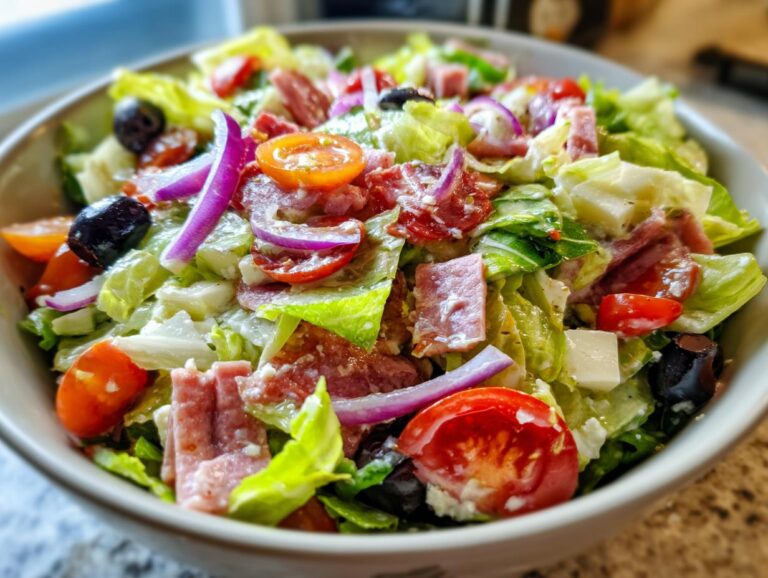 Italian Grinder Salad (Chopped Sub Salad)