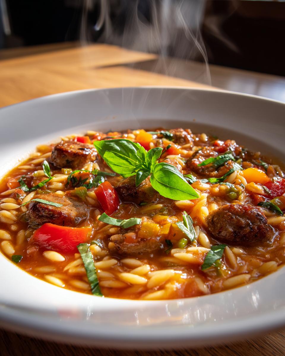 Italian Sausage Orzo - detail 3