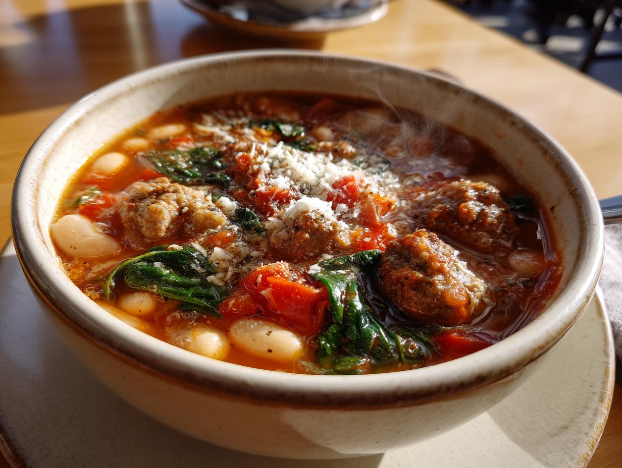 Italian Sausage White Bean Soup
