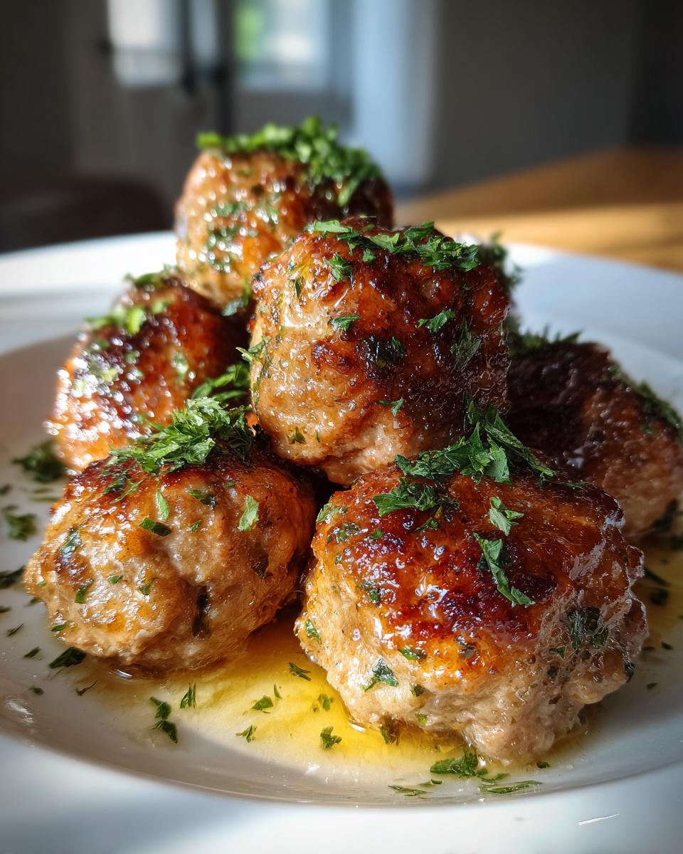 Juicy Italian Meatballs - detail 3