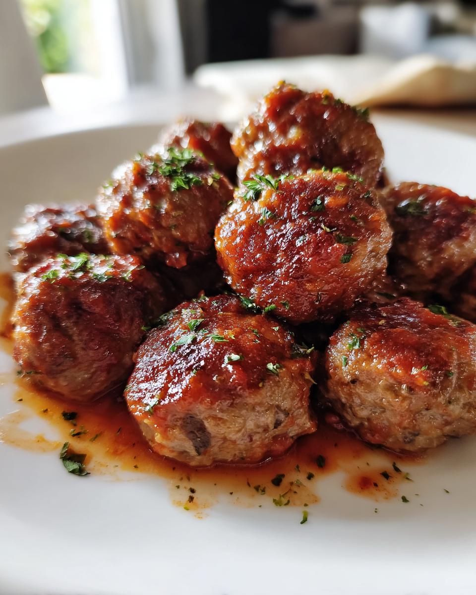 Melt-In-Your-Mouth Italian Meatballs - detail 1