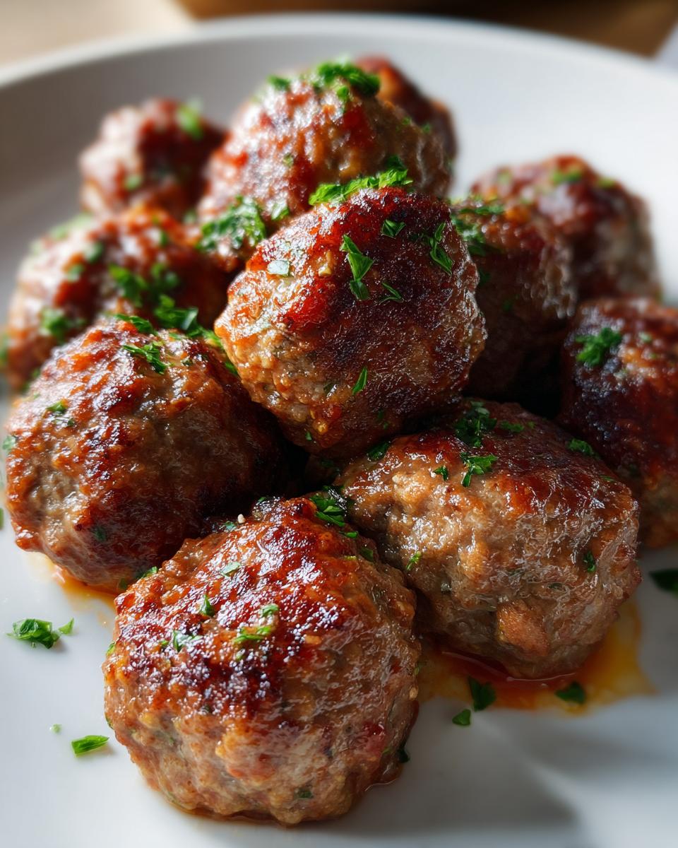 Melt-In-Your-Mouth Italian Meatballs - detail 2
