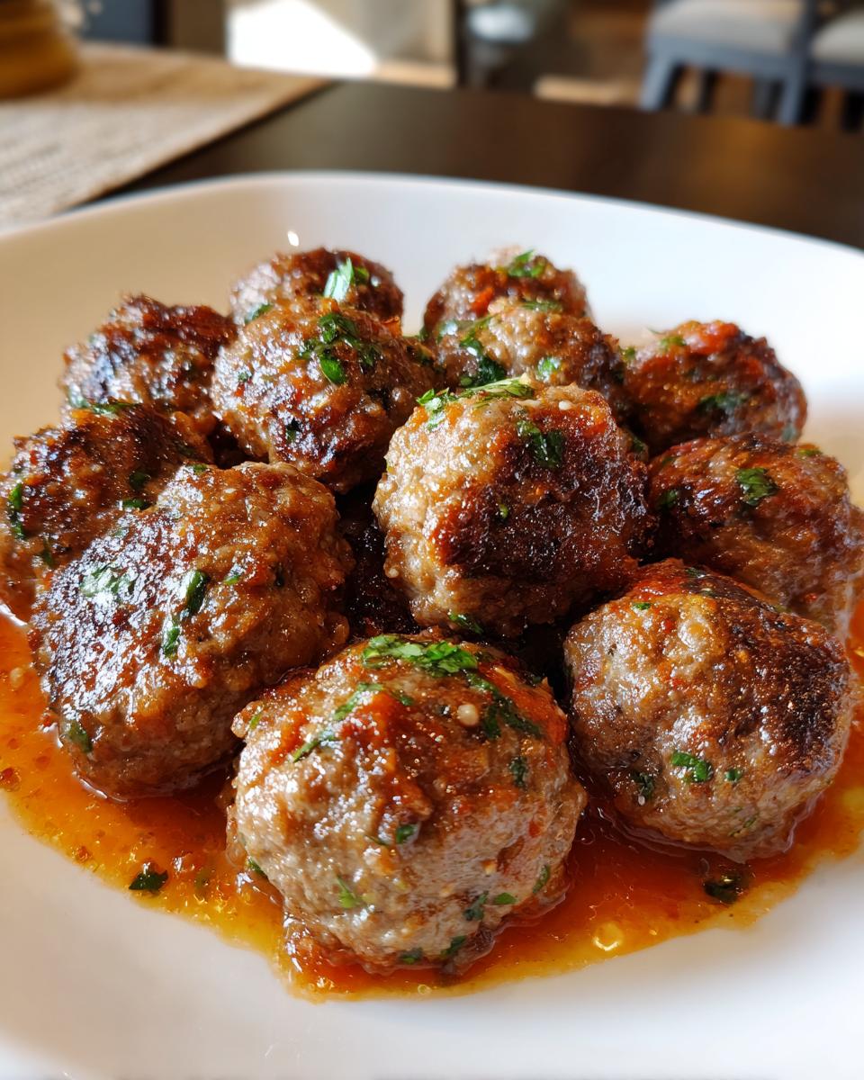 Melt-In-Your-Mouth Italian Meatballs - detail 3