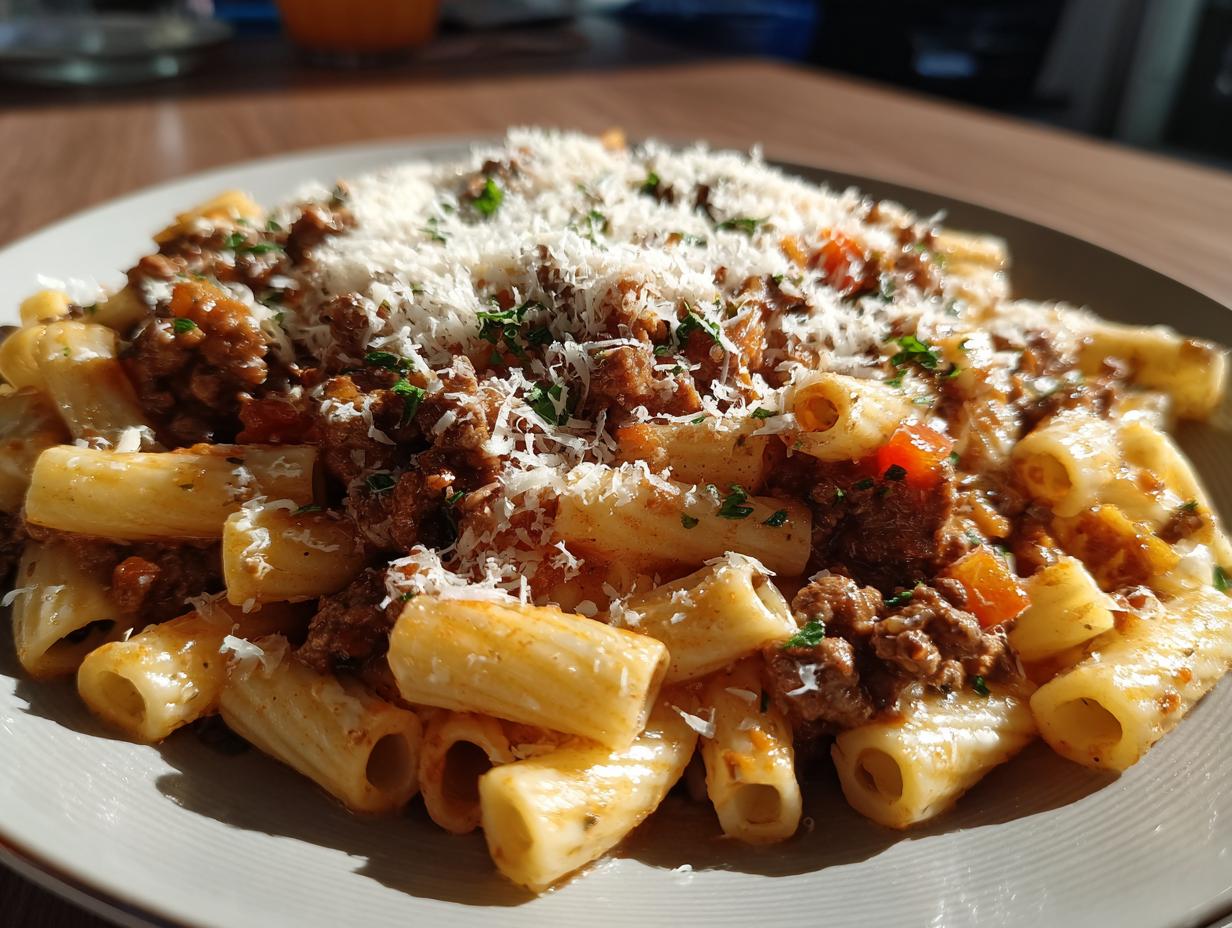 Pasta Bolognese Classic Italian