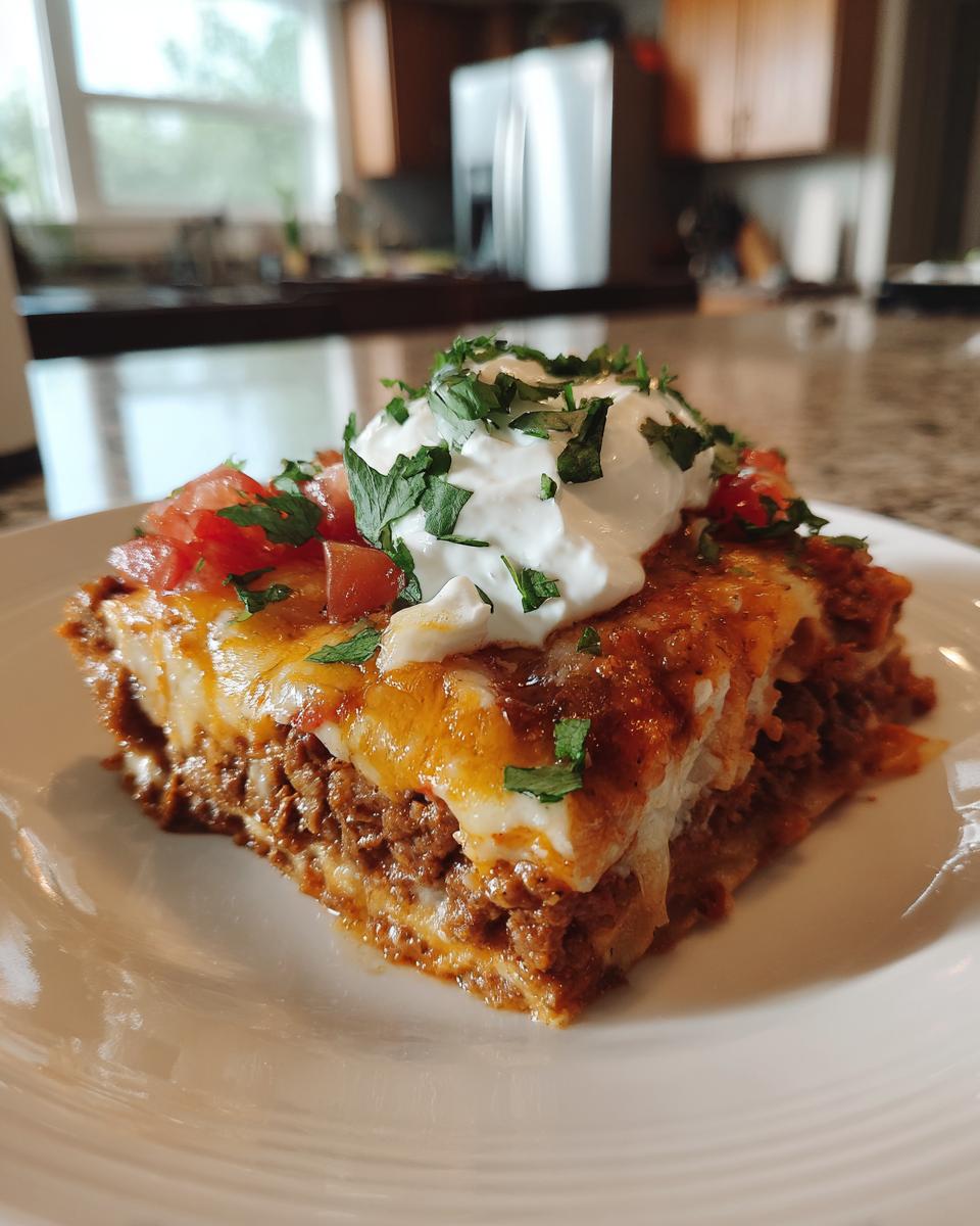 Quick & Tasty Mexican Lasagna - detail 2