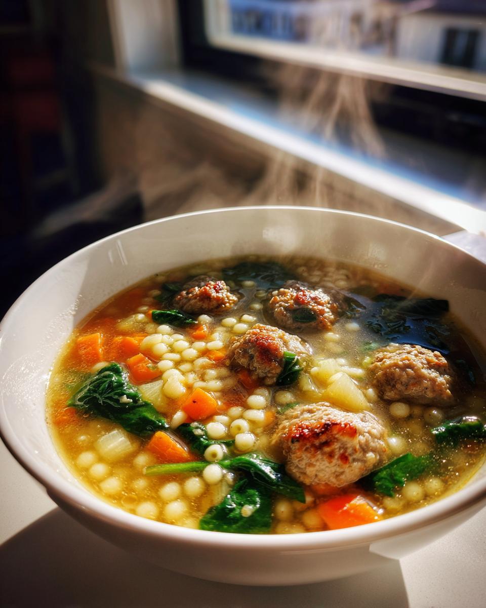 This Italian wedding soup recipe - detail 1