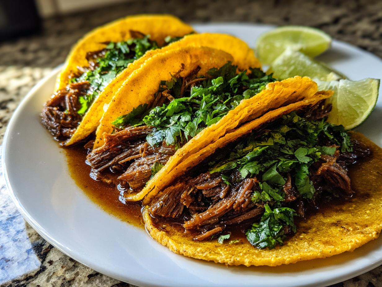 homemade birra tacos