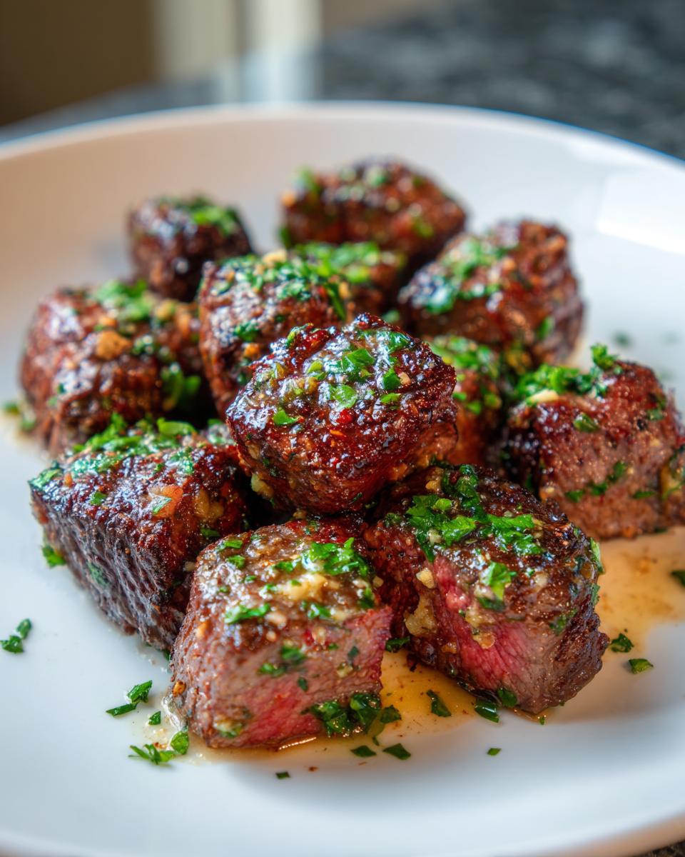 Air Fryer Garlic Butter Steak Bites Recipe - detail 2