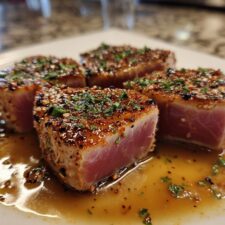 5-Minute Amazing Garlic Butter Ahi Tuna: Pure Joy Recipe