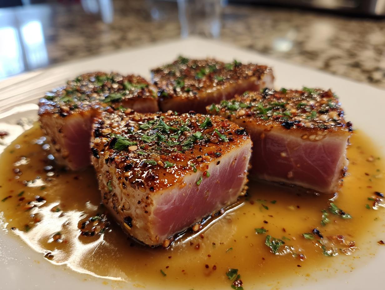 Amazing Garlic Butter Ahi Tuna: 5-Minute Pure Joy